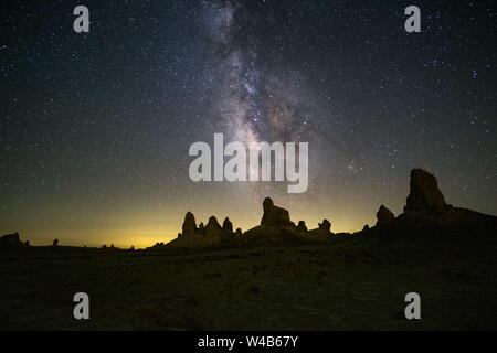 Trona Pinnacles, California under the Milky Way