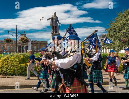 Ayr, all under one banner independence march - 2019 Stock Photo