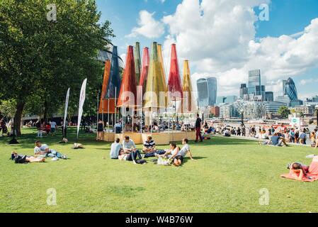 Potters Fields Park Stock Photo