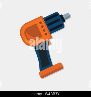 hand drill vector illustration Stock Vector