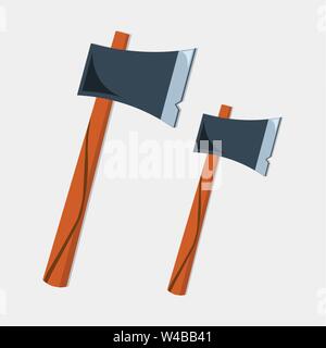 Wooden axe vector illustration Stock Vector