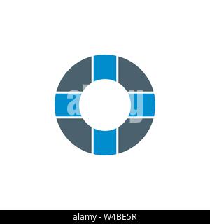 Lifebuoy related vector glyph icon. Stock Vector