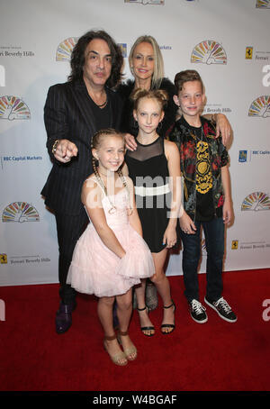 Paul Stanley, Erin Sutton, Emily Stanley and Sarah Stanley arriving for ...