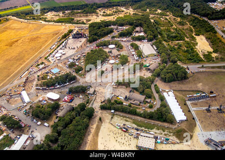 Luftbild Festival ParookaVille 2019 at Weeze Airport, music