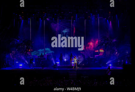 Lana Del Rey, American singer, performing live at Latitude Festival, Henham Park, Suffolk, UK, 21st July 2019 Stock Photo