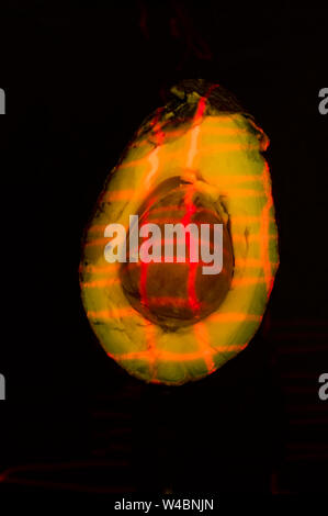 Avocado, innen Stock Photo