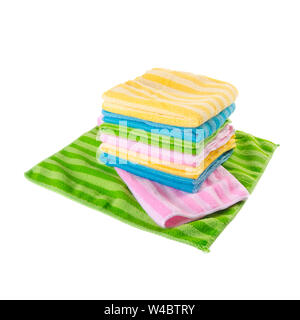Kitchen towel on a white background Stock Photo