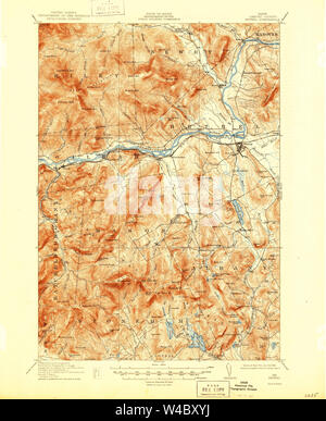 Bethel, Maine, map 1914, 1:62500, United States of America by Timeless ...