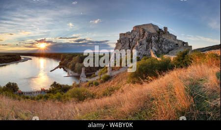 Bratislava, Devin castle, Slovakia Stock Photo