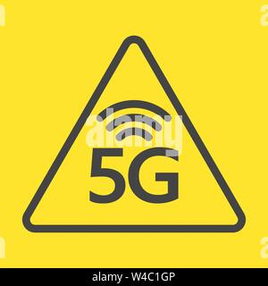 new 5th generation mobile network logotype. vector 5G icon isolated on ...