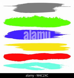 banners for a beautiful collection of grunge textures design Stock Vector