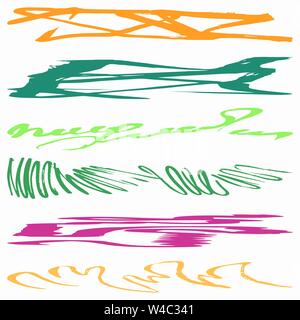 graffiti abstract color lines Stock Vector