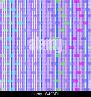 delicate purple geometric objects vector illustration Stock Vector