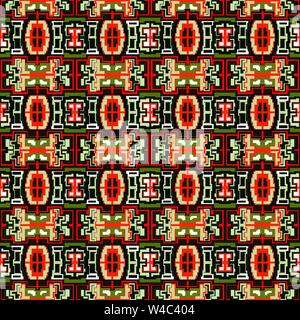 vintage beautiful small colored pixels seamless pattern Stock Vector