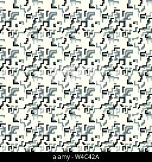 beautiful monochrome geometric polygons seamless pattern vector illustration Stock Vector