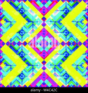 bright beautiful polygons abstract geometric seamless pattern Stock Vector