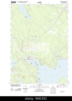 Maine Usgs Historical Map Blue Hill 306477 1944 62500 Restoration