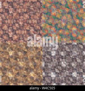 triangles collection abstract background vector illustration Stock Vector
