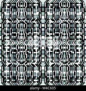 pixels beautiful abstract geometric seamless pattern vector illustration Stock Vector