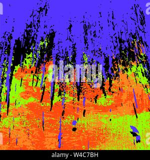 Beautiful abstract graffiti gentle pattern Stock Vector