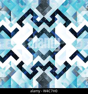 colorful geometric seamless pattern Stock Vector