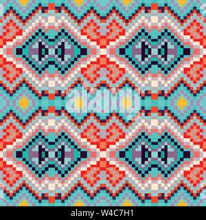 colored geometric polygons seamless pattern Stock Vector