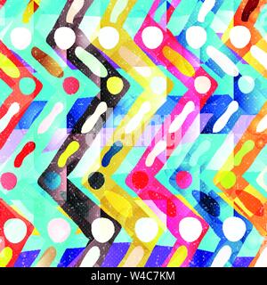 graffiti colored geometrical objects vector illustration Stock Vector