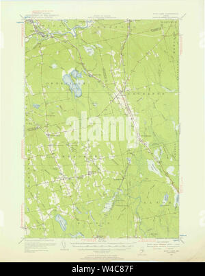 Maine USGS Historical Map Boyd Lake 306483 1955 62500 Restoration Stock Photo