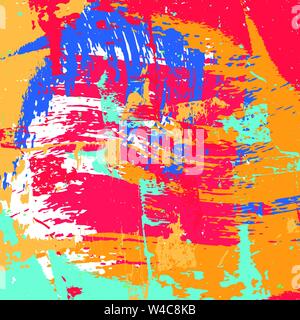 psychedelic abstract colored graffiti background Stock Vector