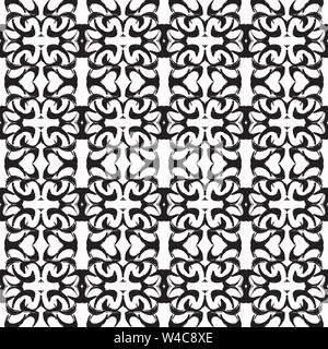 delicate seamless pattern vintage ethnic ornament on white background Stock Vector