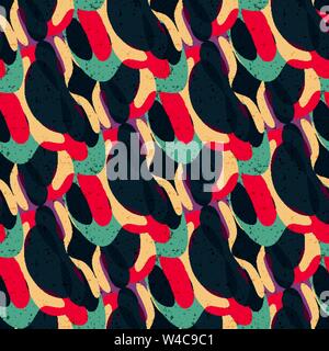 Graffiti abstract seamless pattern grunge effect vector illustration Stock Vector
