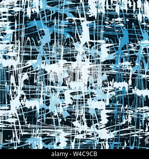 colored lines Graffiti pattern on a black background vector illustration Stock Vector