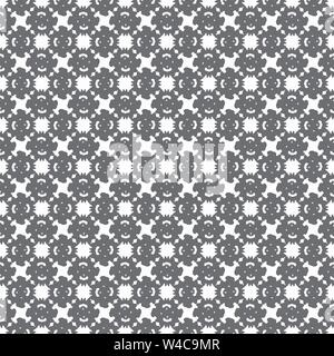 gray abstract objects on a light background seamless pattern Stock Vector