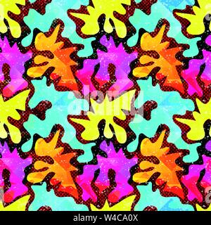Graffiti abstract geometric objects on a black background Stock Vector