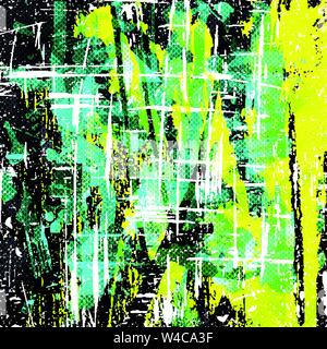 graffiti on a dark background vector illustration Stock Vector