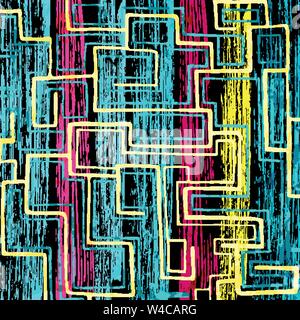 Beautiful colorful abstract graffiti polygons vector illustration Stock Vector