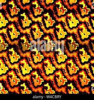 small colored polygons on a beautiful background seamless pattern Stock Vector