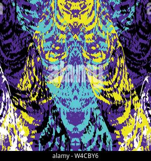 colored lines Graffiti pattern on a black background vector illustration Stock Vector