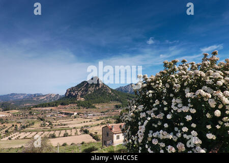 Views from the village Horta de Sant Joan Stock Photo