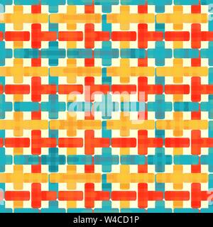 yellow red and blue polygons on a light background vector illustration Stock Vector