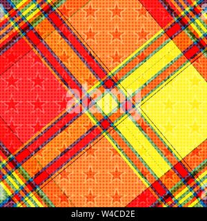 bright beautiful lines and stars abstract geometric background Stock Vector