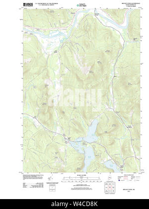 Maine USGS Historical Map Bryant Pond 460255 1942 62500 Inversion ...