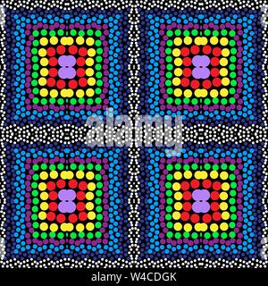 Beads vector seamless background pattern Stock Vector