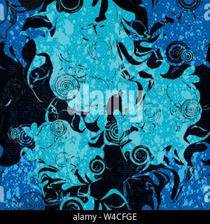 Graffiti bright psychedelic seamless pattern vector illustration Stock Vector