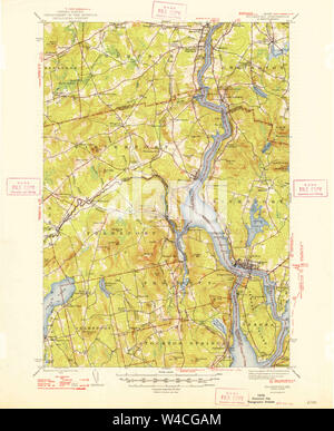 Maine USGS Historical Map Bucksport 460267 1948 62500 Restoration Stock Photo