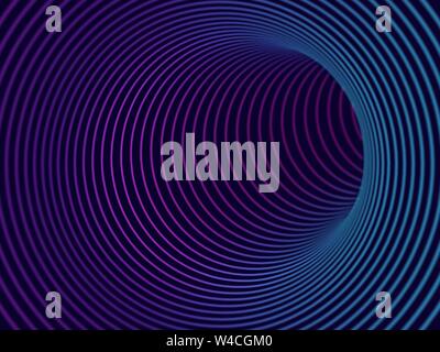 Abstract visualization artificial intelligence or big data. Digital technology concept. Stock Vector