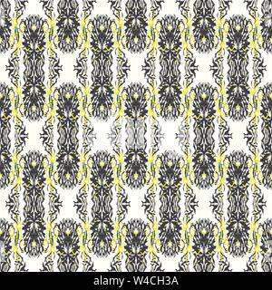 colored abstract objects on a light background seamless vector pattern Stock Vector