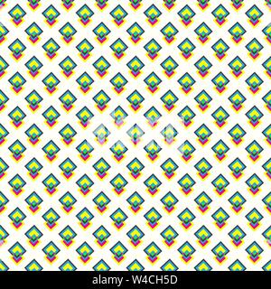 polygons colored geometric seamless pattern on a light background vector illustration Stock Vector