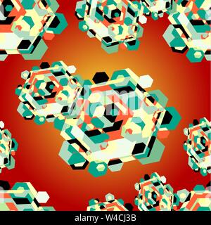 color diamond pattern background Stock Vector