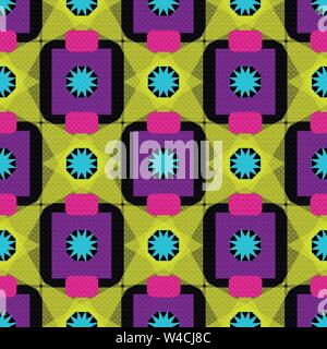 beautiful colored polygons and stars abstract geometric background vector illustration Stock Vector